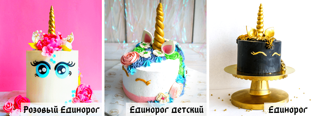 Торт в стиле единорог с индивидуальным дизайном и доставкой на дом