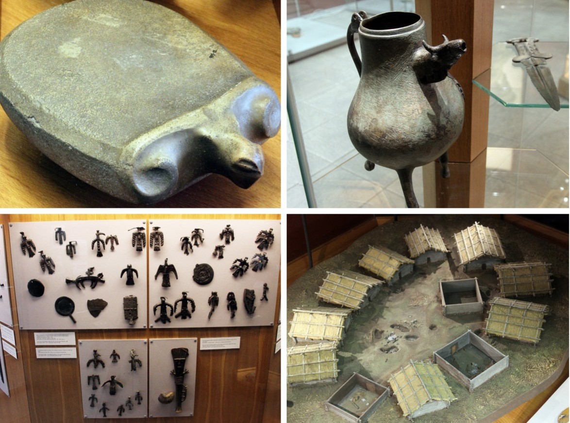 Экспонаты археологического музея