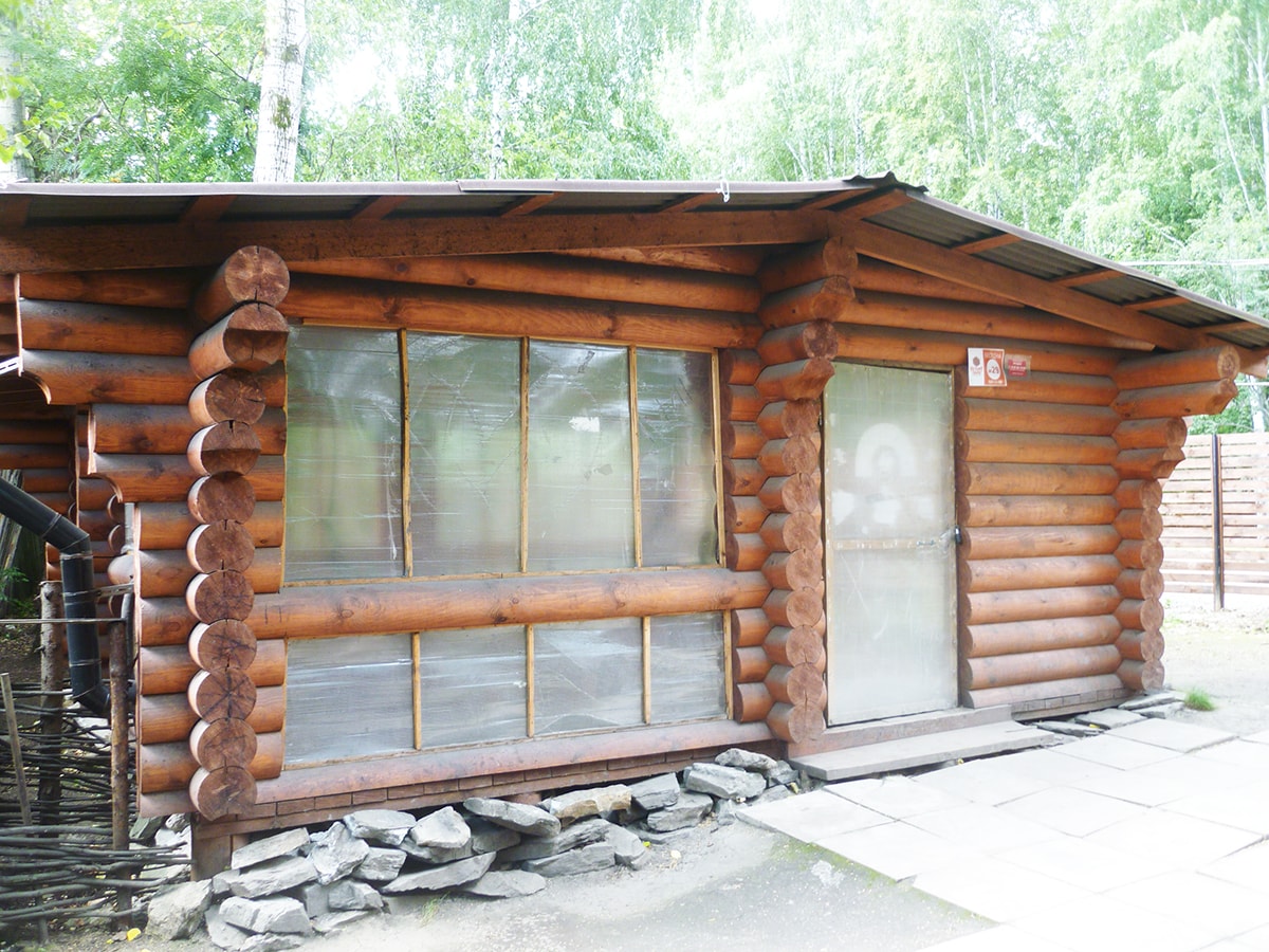Беседка с парковкой