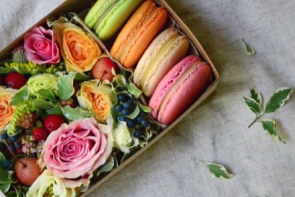 Коробочка с макарунами